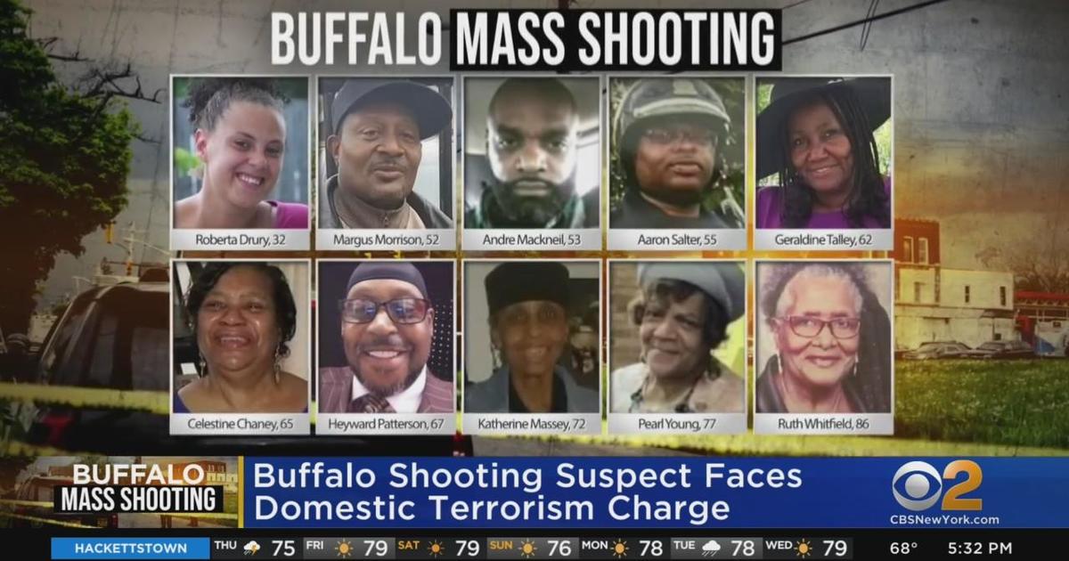 Buffalo Shooting Suspect Faces Domestic Terrorism Charge - CBS New York