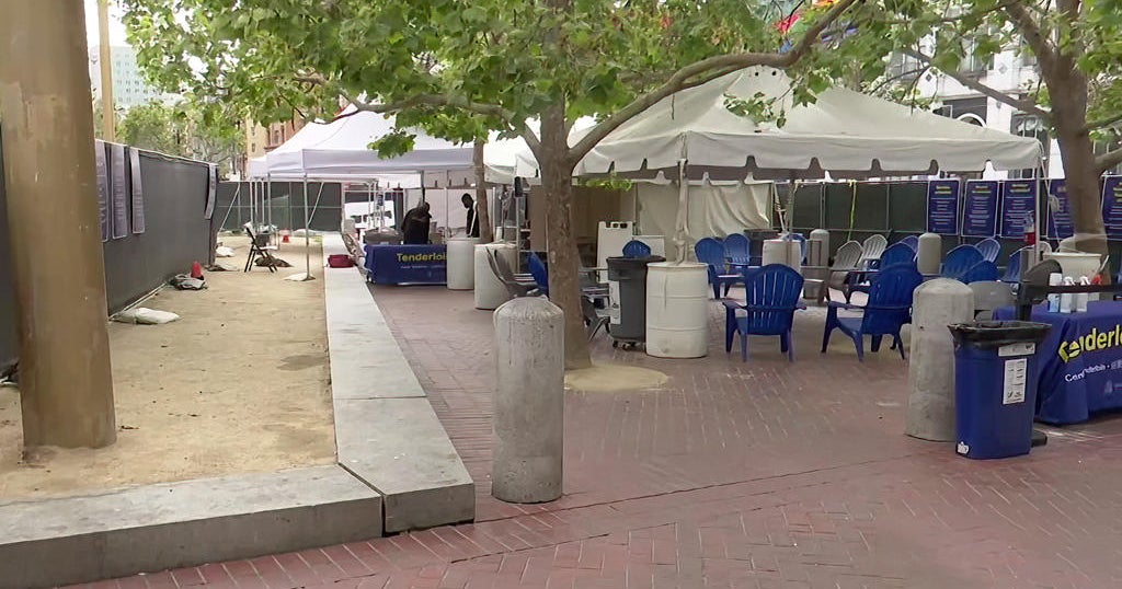 San Francisco gives media tour of Tenderloin Center at U.N. Plaza CBS