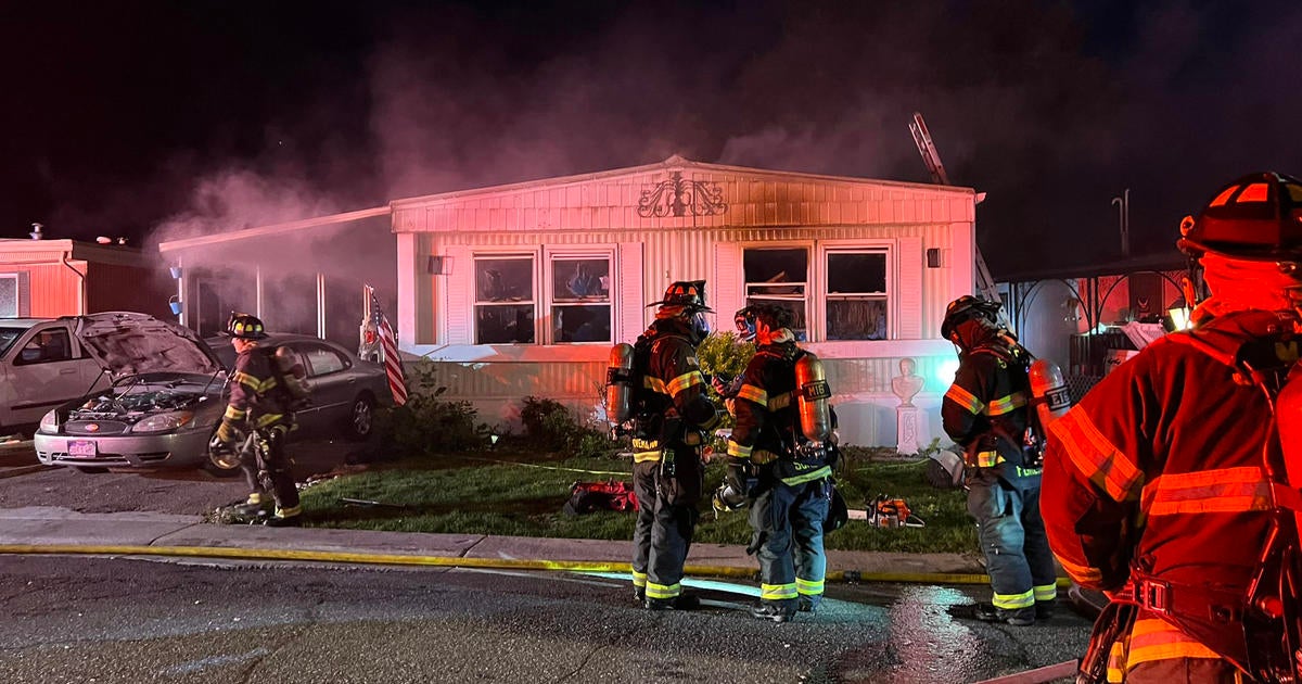 Person Inside Burning Mobile Home Escapes Early Morning Fire - CBS Colorado