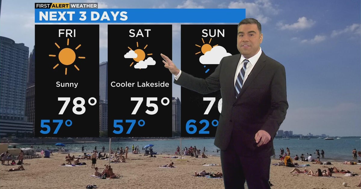 Chicago First Alert Weather: Sunny and beautiful Friday - CBS Chicago