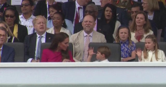 Prince Louis throws tantrum at Platinum Jubilee event CBS News