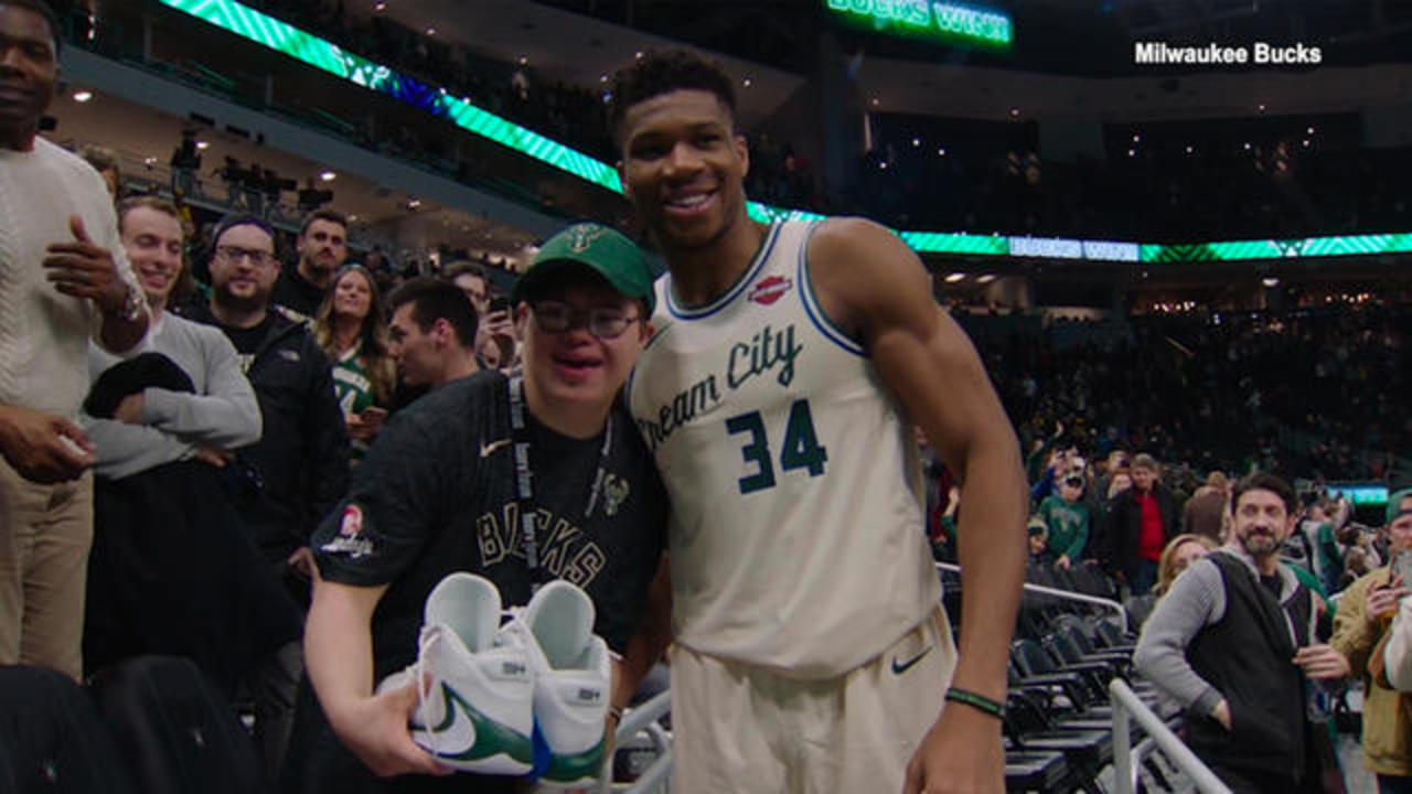 Proud dad Giannis gives first look at his baby
