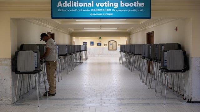 Voters Cast Ballots In California Primary 