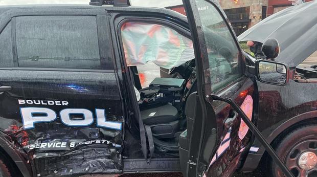 Police Cruiser Crash (Boulder Police) 