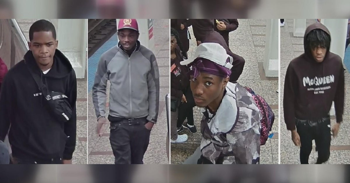 Police search for 4 men for robbery on CTA Red Line - CBS Chicago