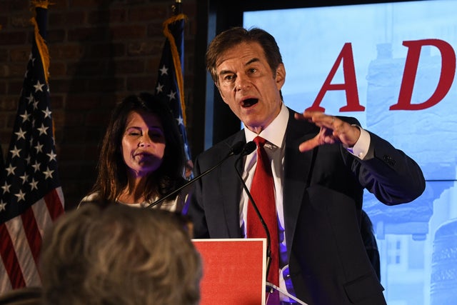 Republican Senate Candidate Dr. Oz Holds Election Night Party In Pennsylvania