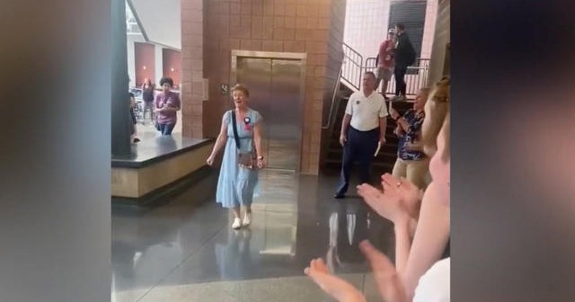 School gives teacher final send-off before retiring after 50 years ...