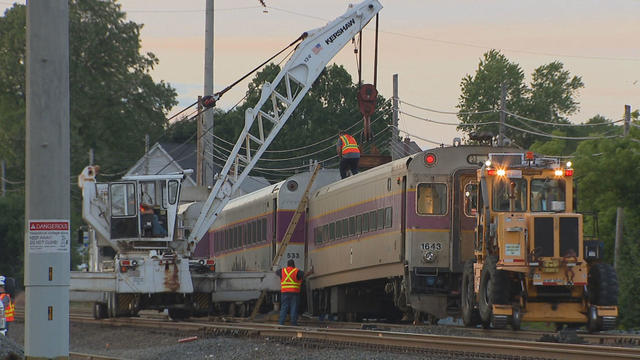 Beverly train derailment 