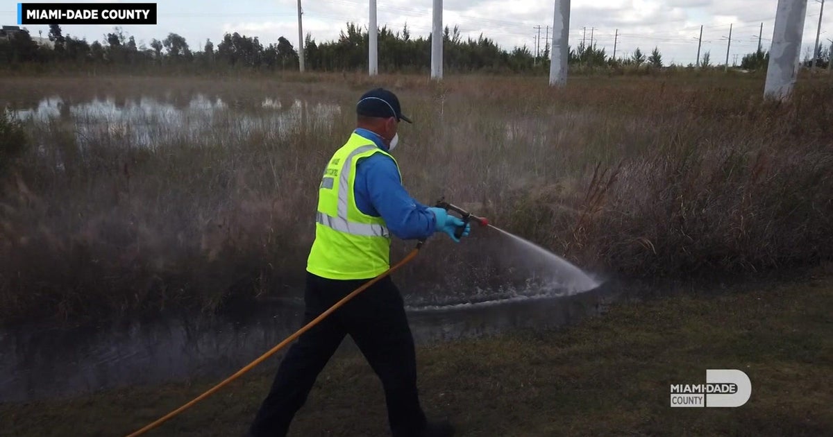 Crews working overtime to control pesky bloodsucking mosquitoes