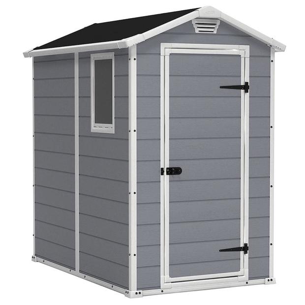 KETER Manor 4x6 Resin Outdoor Storage Shed 