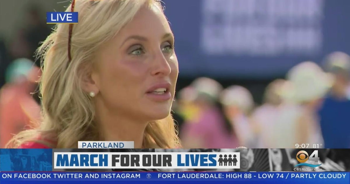 Florida Senator Lauren Book on March For Our Lives - CBS Miami