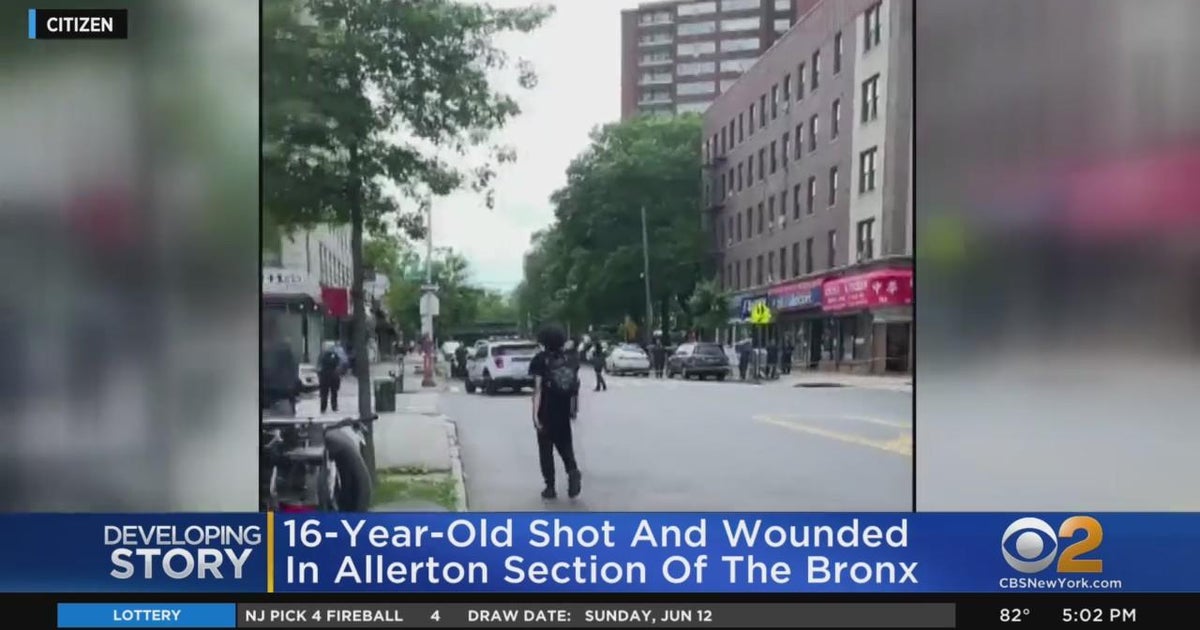 Teen shot in Allerton section of Bronx - CBS New York