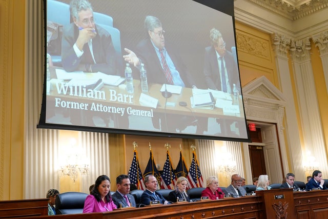 Bill Barr video testimony in Capitol Riot investigation 