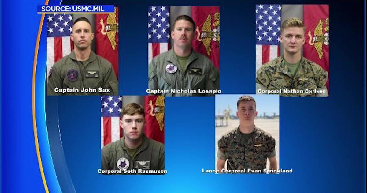 Marine killed in helicopter crash identified as son of former LA