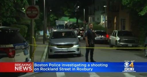 Boston Police investigating a shooting on Rockland Street in Roxbury ...