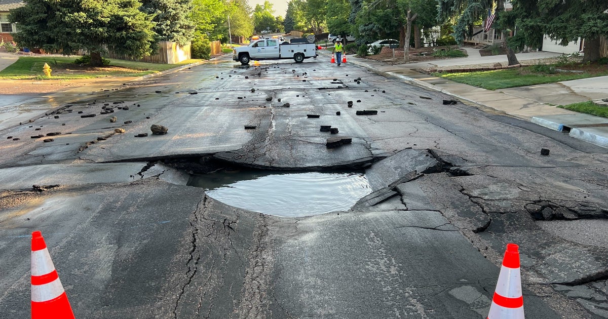 Denver Water Responds To Water Main Break In Centennial Neighborhood ...