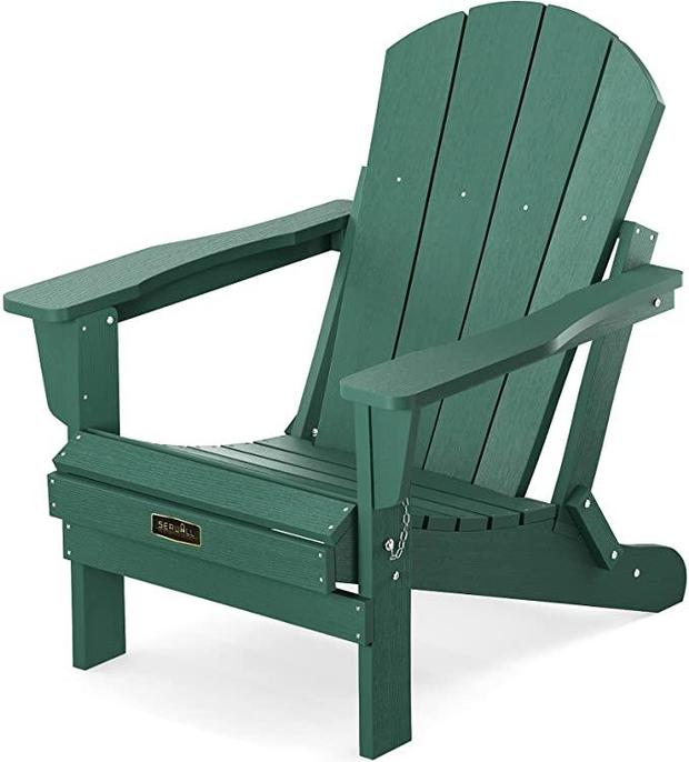 Serwall Folding Adirondack Chair 