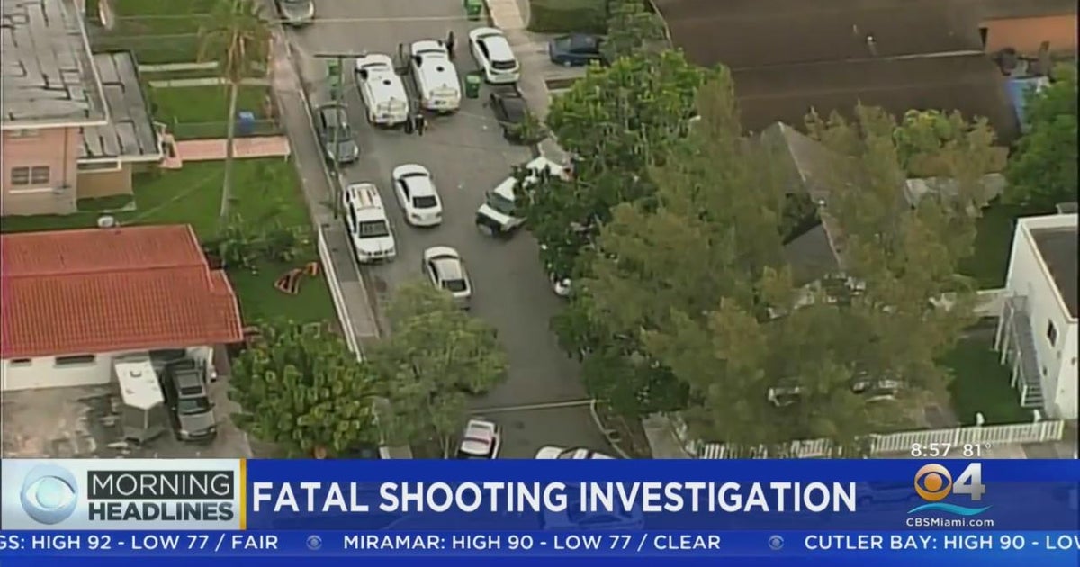 Fatal shooting under investigation - CBS Miami