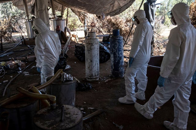 MEXICO-DRUGS-CLANDESTINE-LABORATORY 