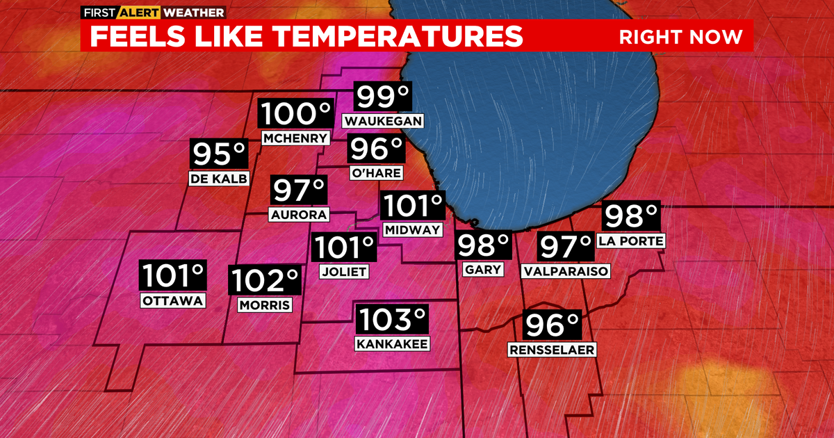Chicago Weather Alert: Excessive Heart Warning in place until 8:00 p.m ...