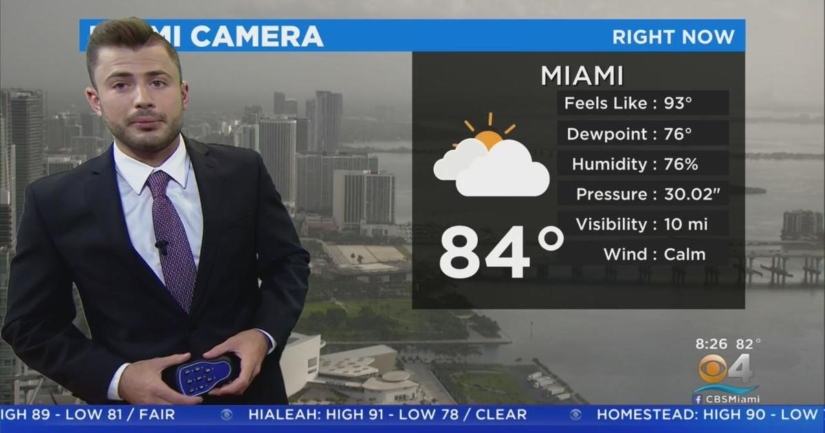 Wednesday Morning Temps - CBS Miami