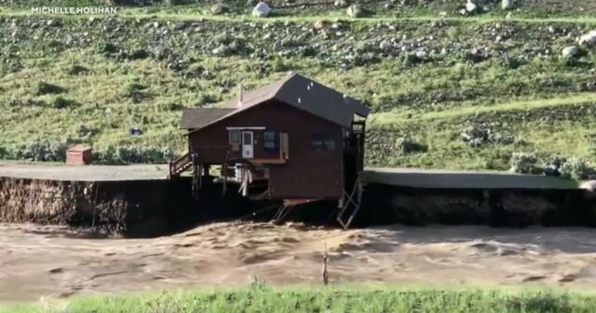 Family watches as their home is swallowed by Yellowstone River floodwaters: "It's like watching a live funeral"