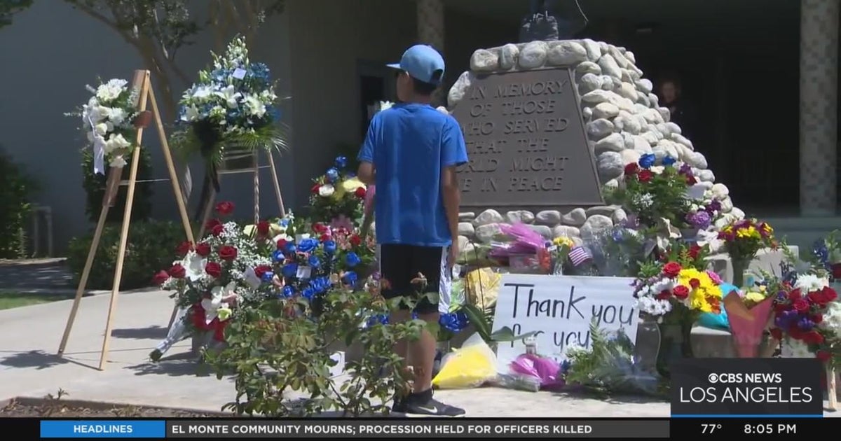 El Monte mourns the deaths of two officers shot and killed Tuesday ...