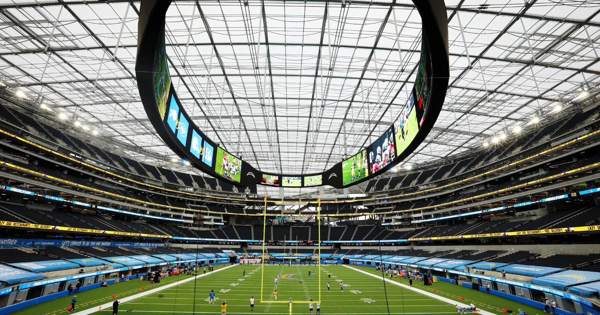 Sofi Stadium set to have first ever 4K HDR end-to-end video system in a  stadium. It'll be 120 yards long and loop around the whole inside of the  stadium. : r/nfl