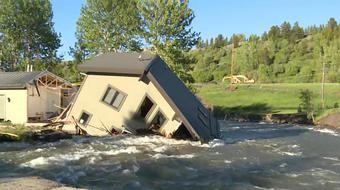 Local businesses worry as flooding halts Yellowstone tourism season 