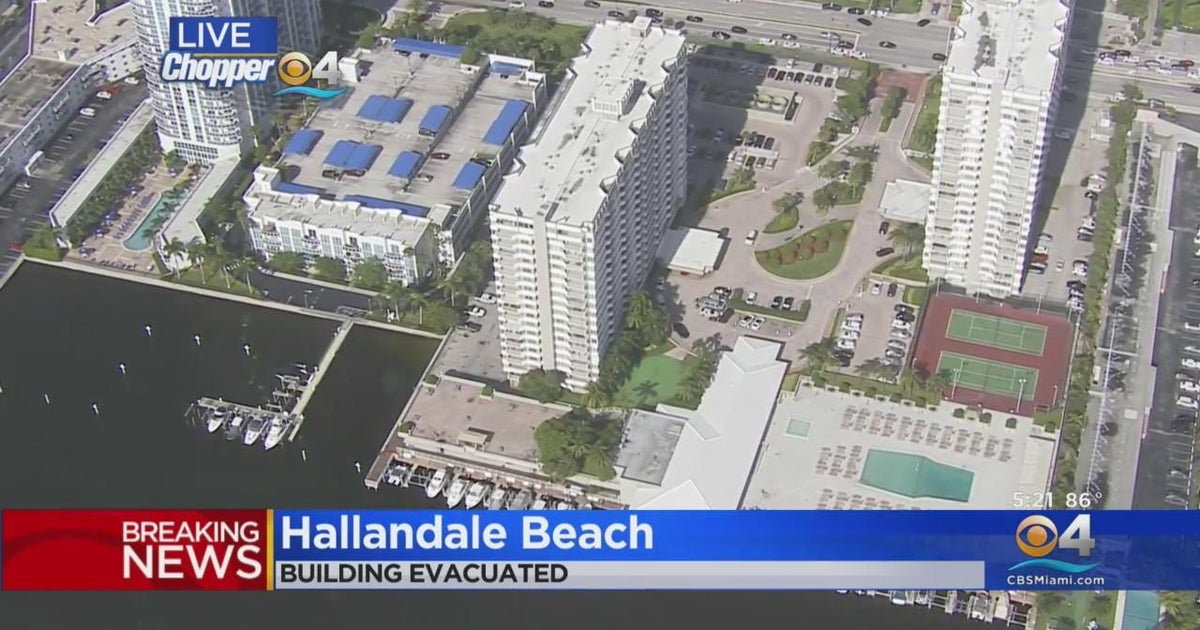 Hallandale Beach building evacuated due to safety concerns CBS Miami