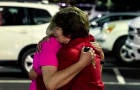 Church members console each other after a shooting at the St. Stephen's Episcopal Church on Thursday, June 16, 2022, in Vestavia Hills, Ala. 