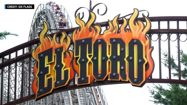 The El Toro roller coaster at Six Flags Great Adventure in Jackson, New Jersey 