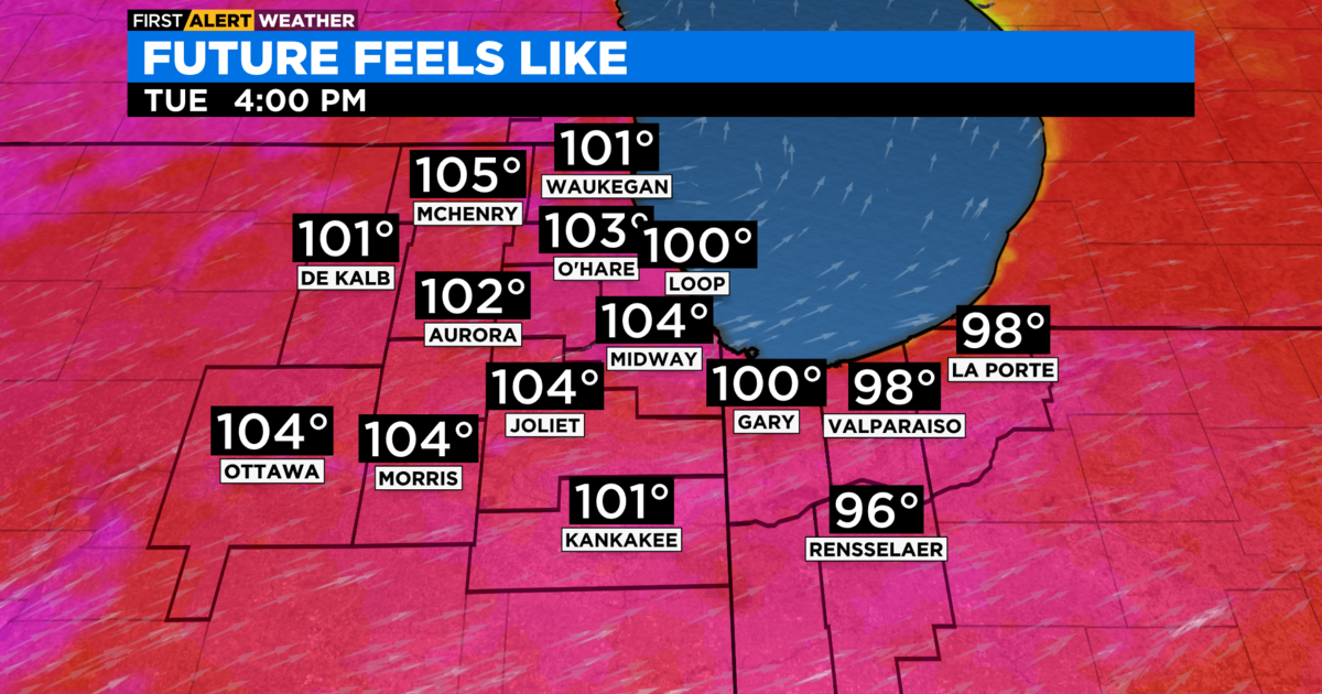 Chicago First Alert Weather Temperatures near 100 degrees CBS Chicago