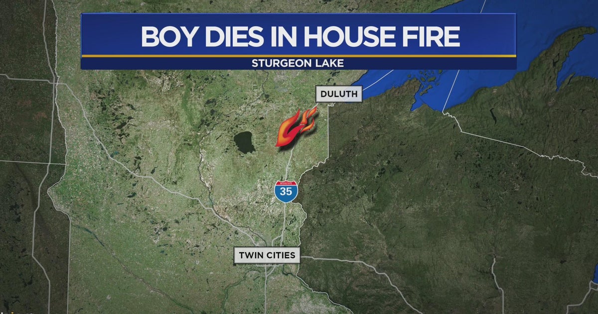 Boy dies in Sturgeon Lake house fire CBS Minnesota