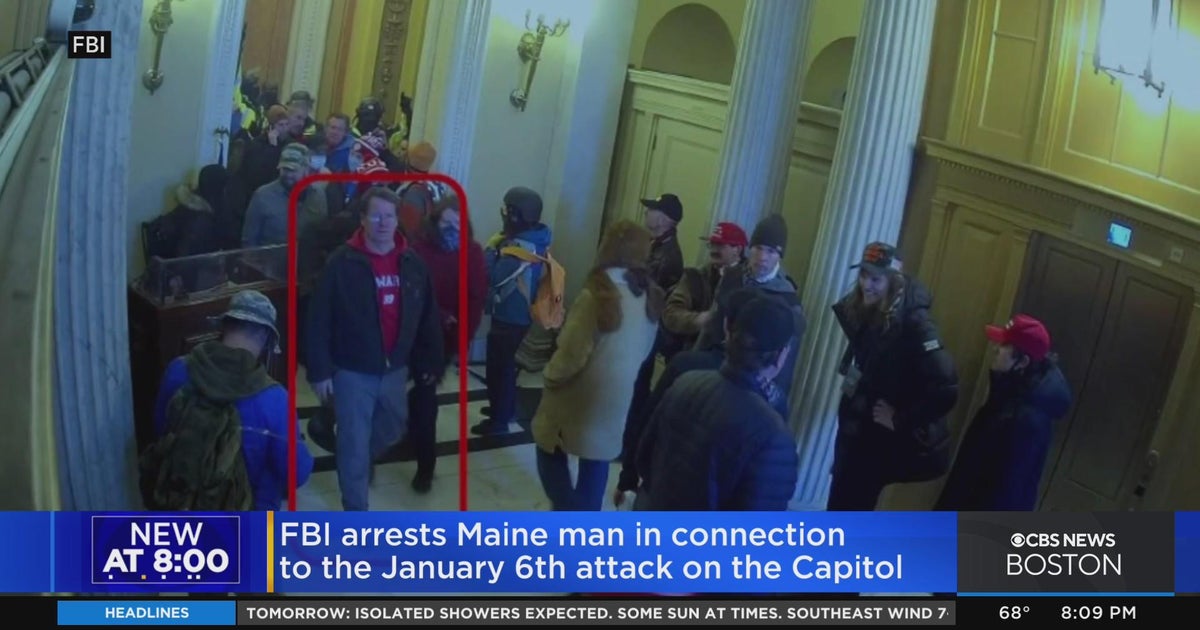 Maine man arrested in connection with Jan. 6 Capitol attack - CBS Boston