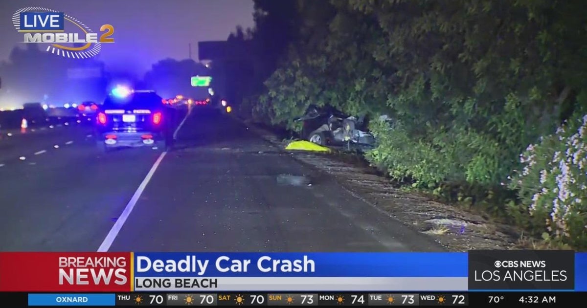 One Dead After Single Car Collision With Tree Off Side Of 710 Freeway