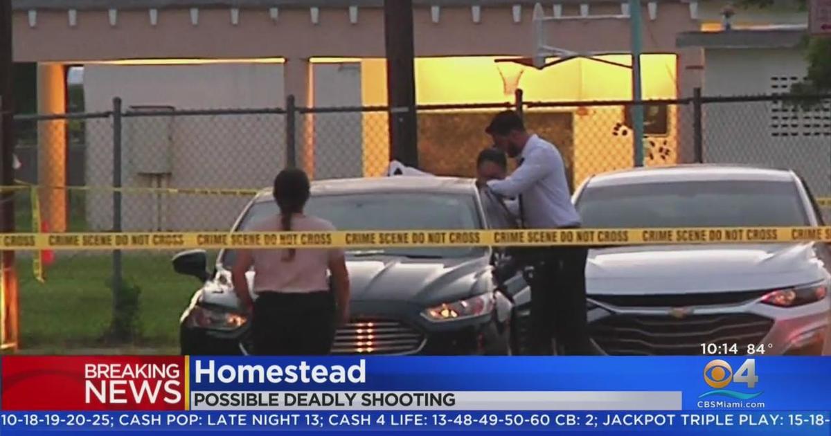 Possible Deadly Shooting Investigated In Homestead Cbs Miami 6392