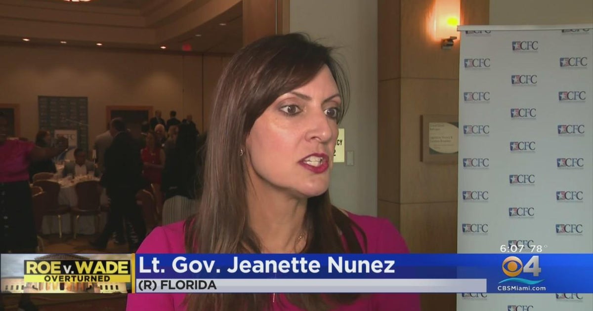 Lt. Governor Jeanette Nuñez - CBS Miami