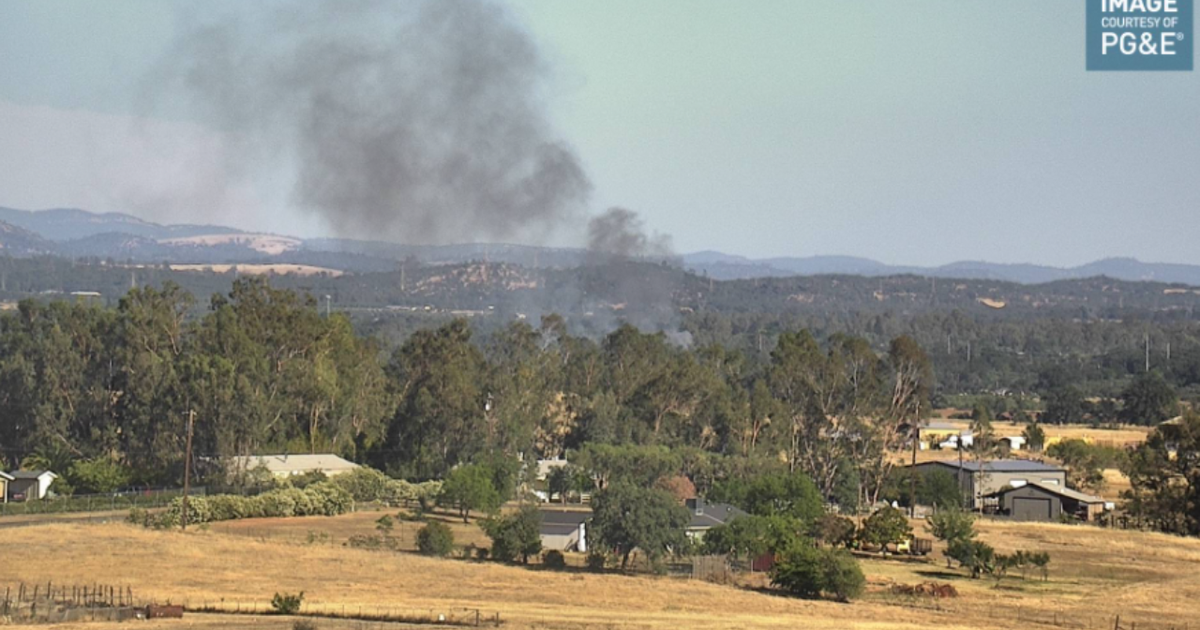 Fire Crews Battle Vegetation Fire In Palermo CBS Sacramento