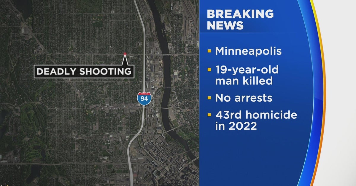 19-year-old man shot, killed in north Minneapolis - CBS Minnesota
