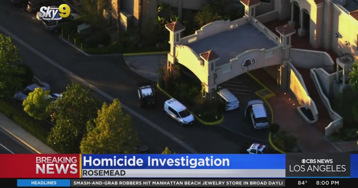 Homicide investigation underway at a Rosemead hotel CBS Los Angeles
