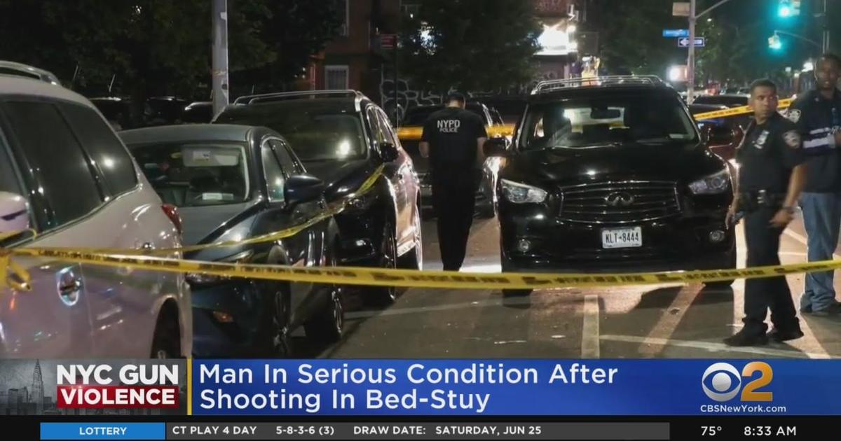 Man In Critical Condition After Another Shooting In Bed-Stuy - CBS New York