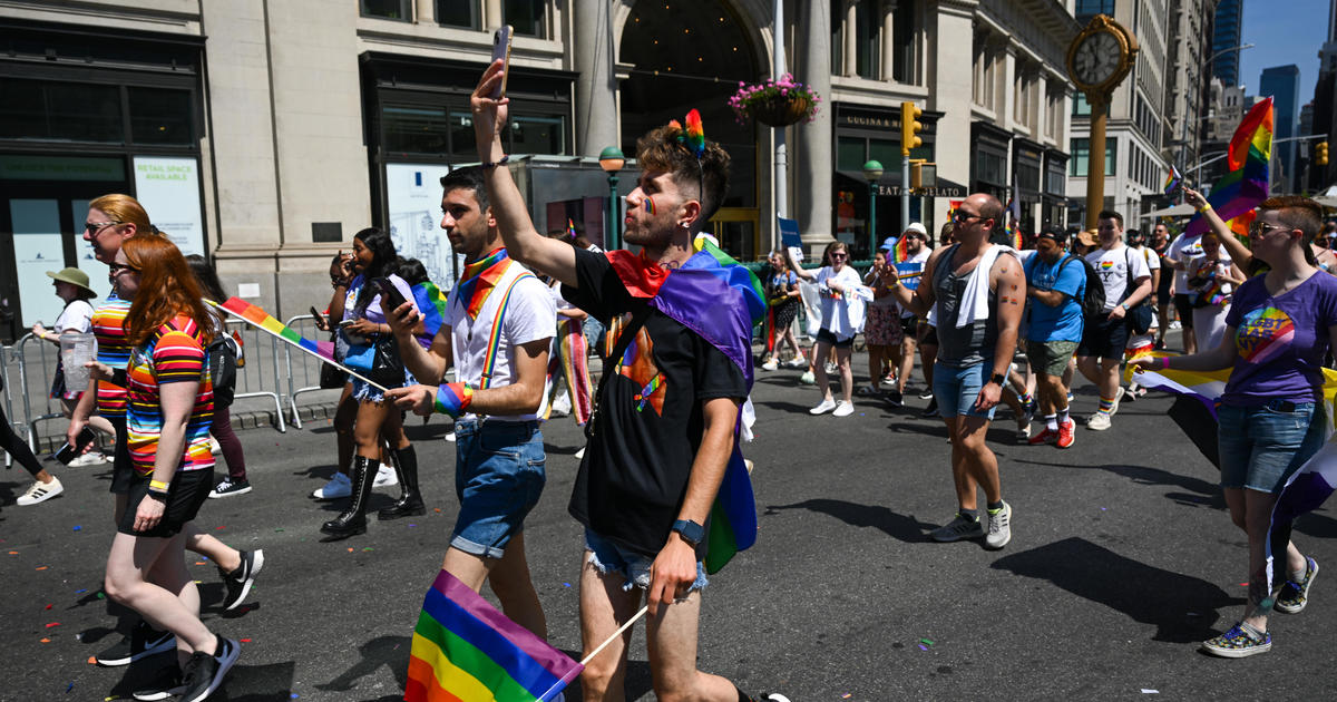 New York City Pride March draws crowd of thousands in Manhattan