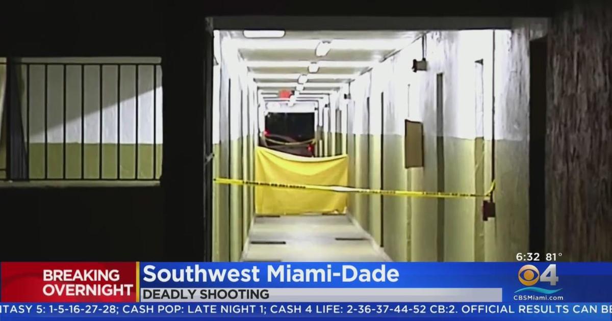 Deadly shooting at southwest Miami-Dade apartment complex