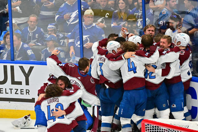 Avalanche win 3rd Stanley Cup in franchise history, defeat defending  champion Lighting in Game 6 - CBS Colorado