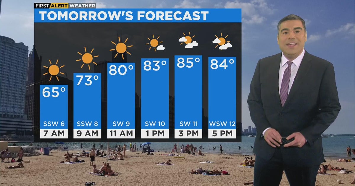 Chicago First Alert Weather: Warming through Thursday - CBS Chicago