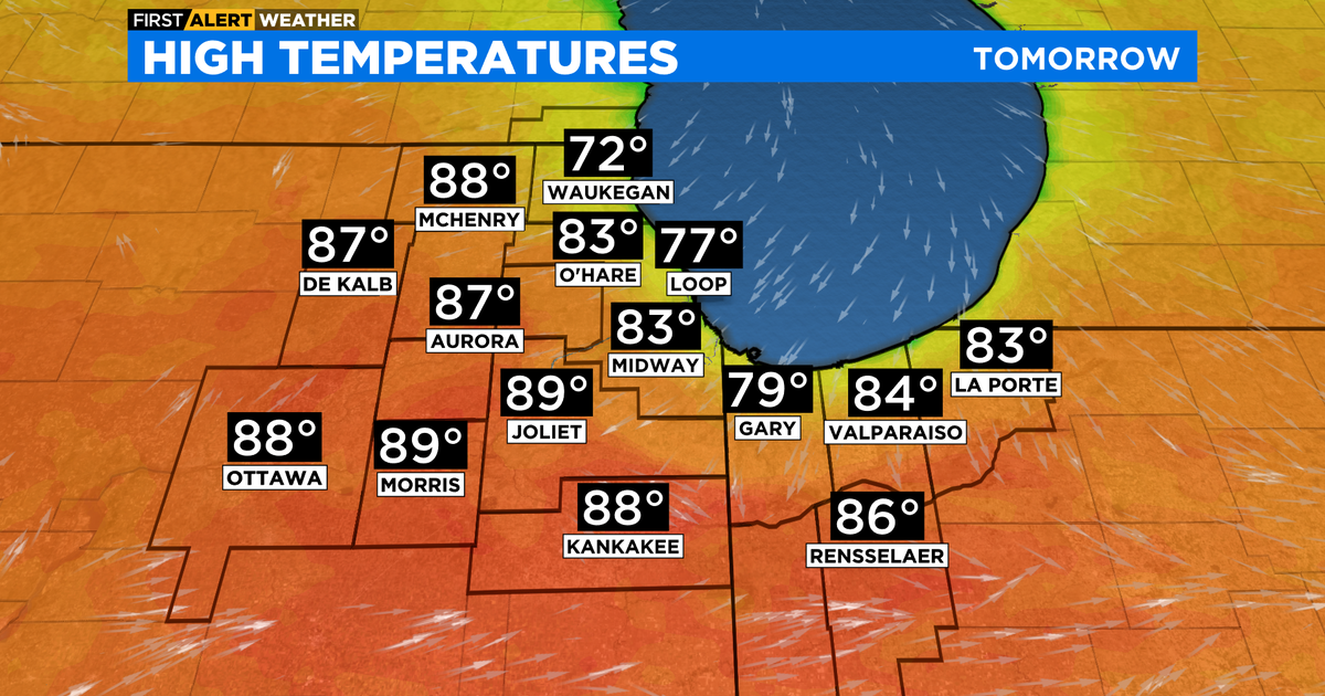 Chicago First Alert Weather: Sunny for the rest of the week - CBS Chicago