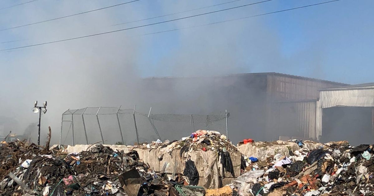 Fire at Waste Management transfer station in Englewood impacts air