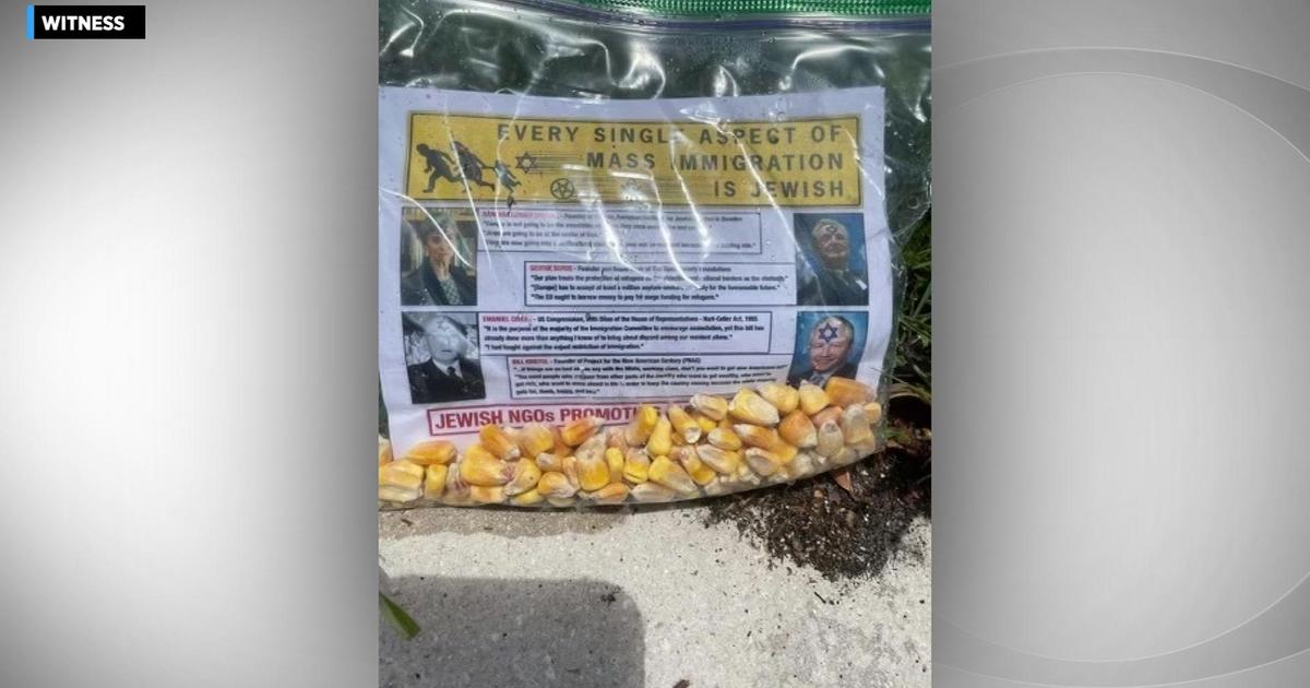 Hateful flyers in corn-filled baggies left in several South Florida neighborhoods