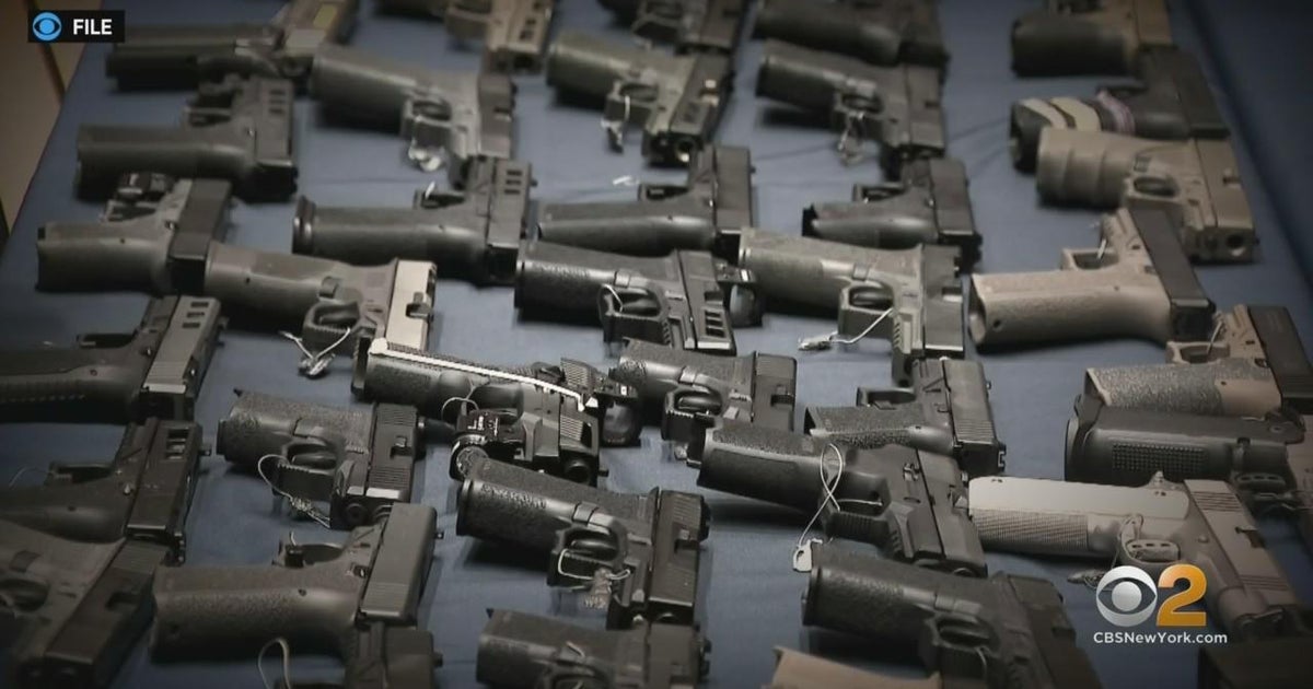 NYPD: Trafficked guns contribute to NYC gun violence - CBS New York